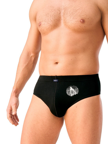 Key MPP 614 B26 Slip da uomo 2 pezzi in cotone con fantasia animale