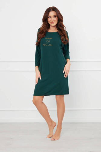 Camicia da notte Natura 3/4 Moda italiana - verde