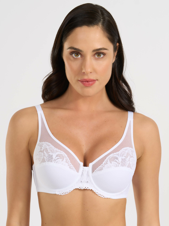 Reggiseno imbottito Delia - comfort e vestibilità elegante Spiman bianco