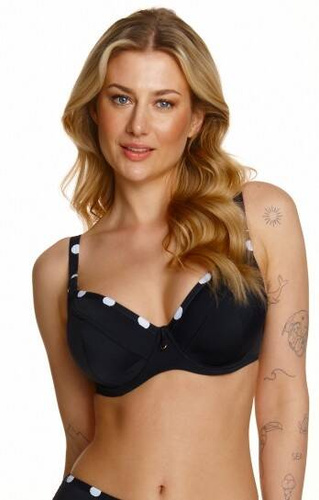 Reggiseno da bagno Paros Big Lupoline - Nero