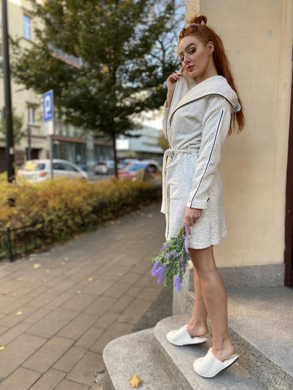 414 Vestaglia da donna Gianna Forex - melange