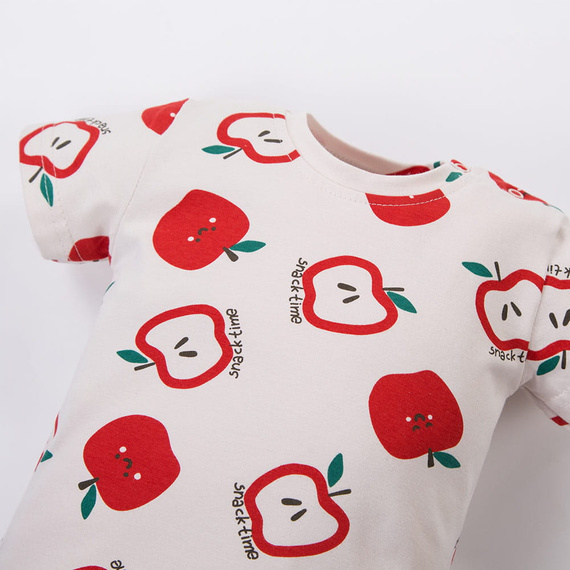 T-shirt bambino Eevi Snack Time cotone elastico comoda