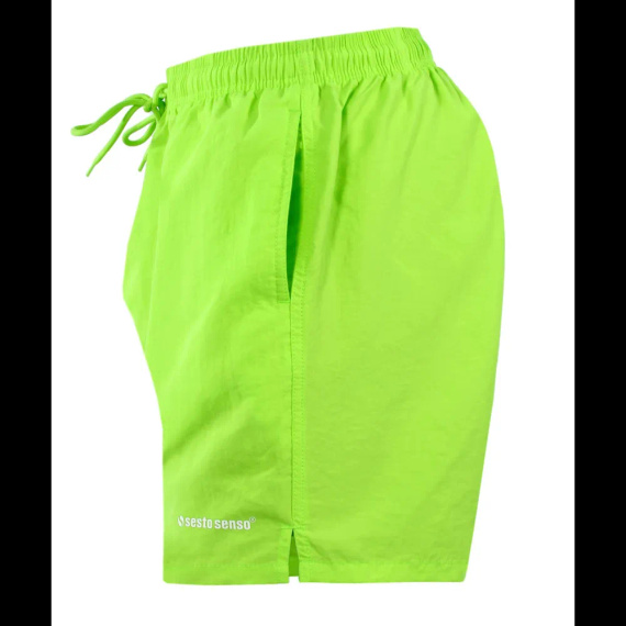 Sesto Senso costume da bagno uomo shorts mare ad asciugatura rapida tasche lime