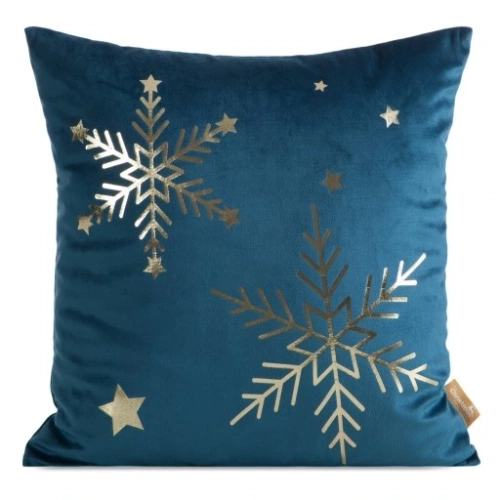 Chp 237 Federa di Natale in velluto Eurofirany blu navy - decorazione morbida ed elegante