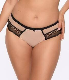 GFP 1286 Mutandine da donna Nathalie Gaia - nero e beige