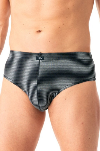 Slip uomo MPP 327 Key verde grafite-cotone, confezione da 2 pezzi in scatola, comfort e stile