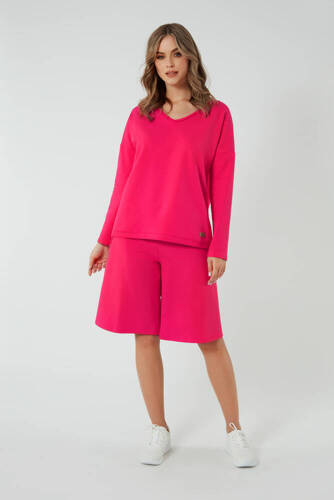 Madri 1/2 culottes pantaloncini da donna Moda italiana - fucsia