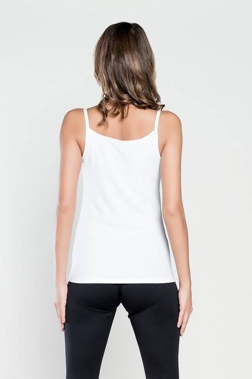 Camicia Ibiza Donna con spalline strette Moda italiana - arancione