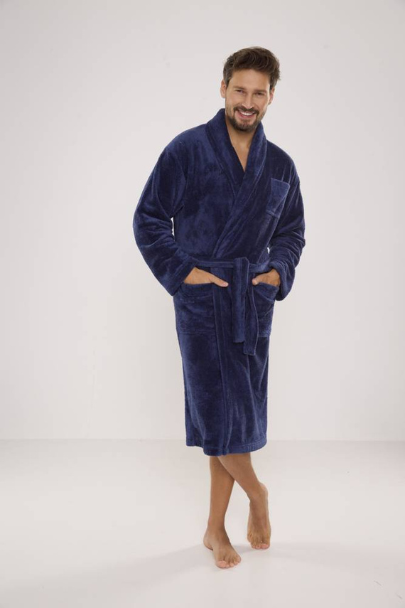 811 Accappatoio in felpa da uomo De Lafense - denim