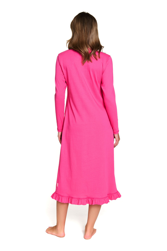 7318 Doctor Nap - Camicia da notte in cotone per gravidanza e allattamento - manifattura polacca - peonia