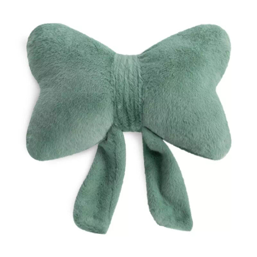 Eurofirany Wiosna 135 – cuscino decorativo 37x10x30 con fiocco sage