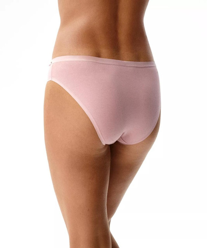 Atlantic 3CLP-002/Z26 Sport Slip Donna Cotone 3-Pack Classici rosa-blu scuro-marrone
