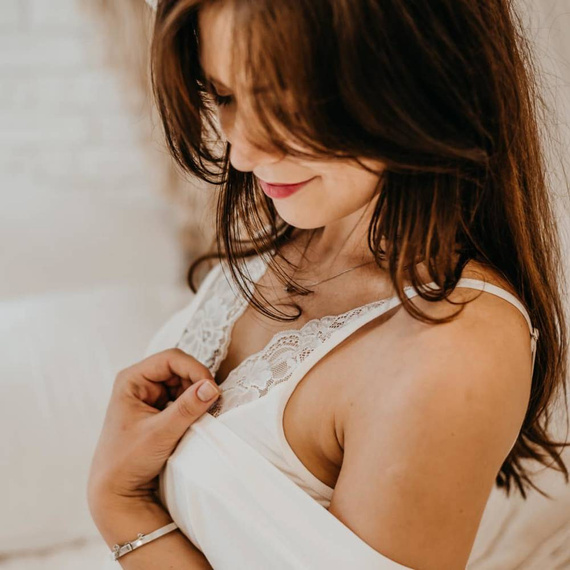 879 Camicia da notte Agnes Forex - ecru