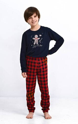 Matt Pigiama da bambino Sensis - blu navy