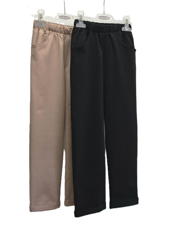 Classic pantaloni bambino Bambarillo comodi pantaloni da tutti i giorni black 