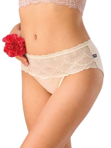 Slip donna Key LPC 156 bambù vita alta pizzo set 2 pezzi comodi