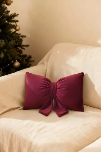 Cuscino di Natale Cocard Spod Igły i Nitki - cuscino di velluto marrone, certificato Oeko-Tex