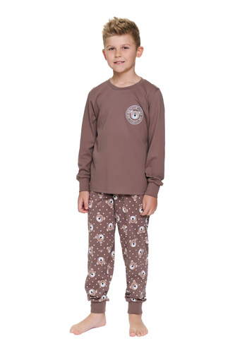 Doctor Nap 7509 Bear Club Pigiama lunga per bambini in cotone con tasche
