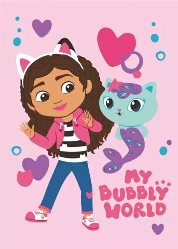 Gabi casa del gatto Jerry Fabrics coperta in pile per bambini | Microfibra, morbida e leggera