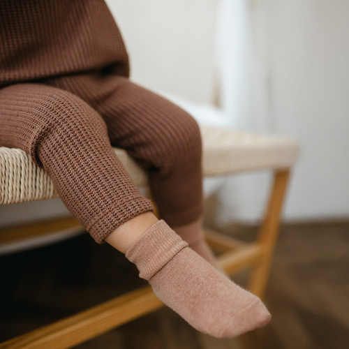 Leggings con maglione Beary Cool Eevi - beige, morbidi e confortevoli