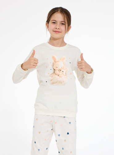 Pigiama bambina Cornette 788/122 Kitty cotone manica corta pantaloncini