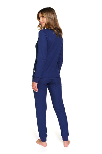 7349 Pigiama da donna Doctor Nap in cotone - comfort e classico - cosmos