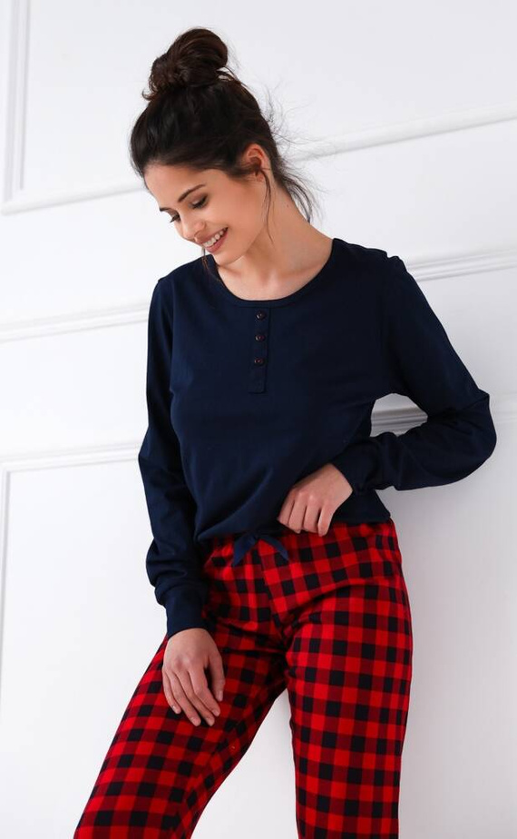 Pigiama Bonnie Sensis donna - blu navy