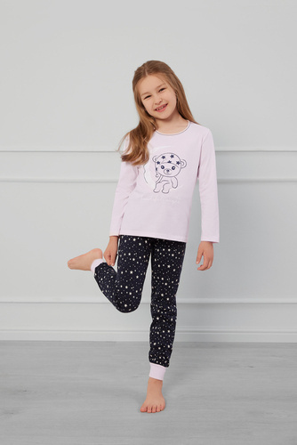 Libra Pigiama da bambina Moda italiana - rosa/stampa