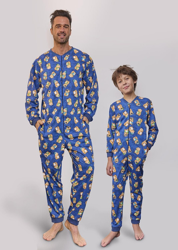 196/319 Tuta da uomo Capybara 2 Cornette - cotone, denim, stampa divertente