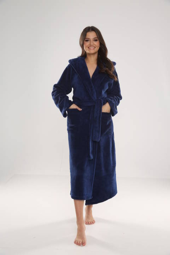 807 Luna II Vestaglia lunga da donna Forex - Blu navy