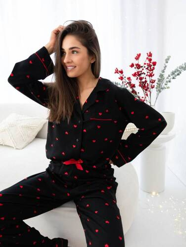 Pigiama da donna Rolling In Love Sensis - nero