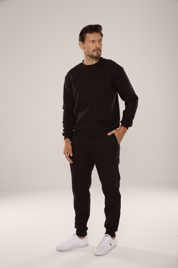 813 Indigo Tuta da uomo di De Lafense - nero