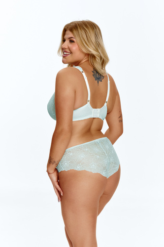 Reggiseno Soft Lupoline 2675 verde menta in pizzo con ferretto Soft