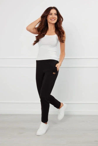 Pantaloni Stella Donna Moda Italiana - nero