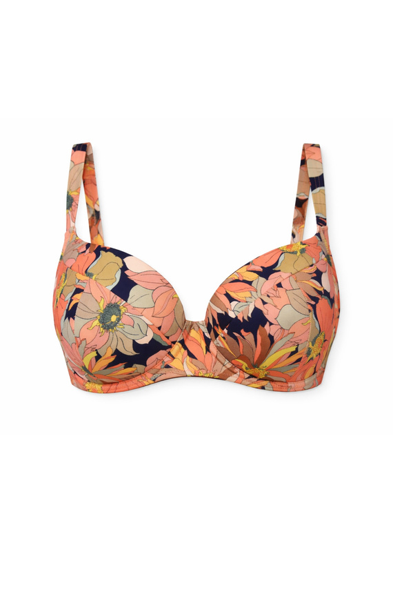 Mediolano Orango 20004 reggiseno bikini Full Cup stampa tropicale