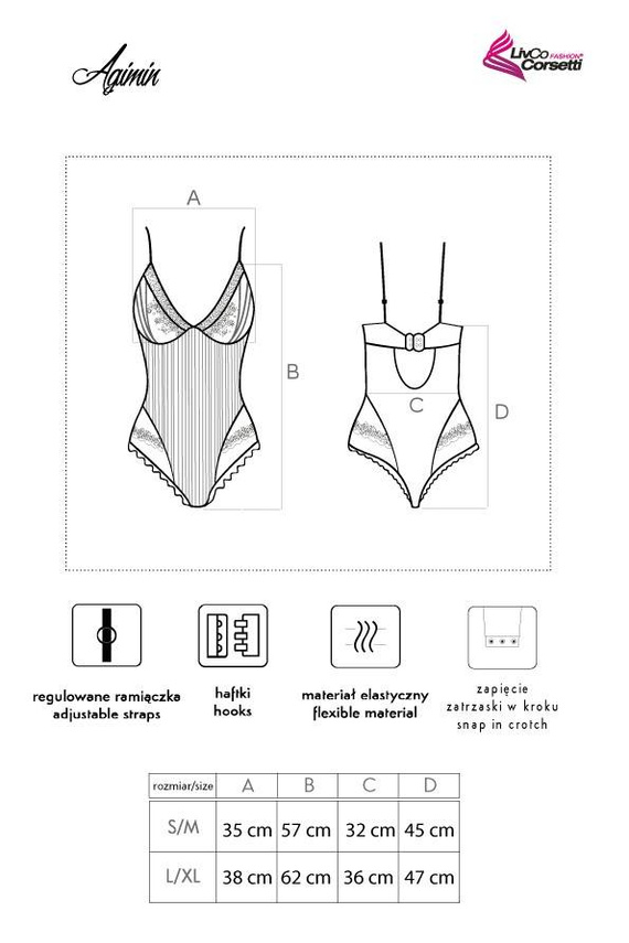 Agimin LC 90615 Corpo donna LivCo Corsetti Moda