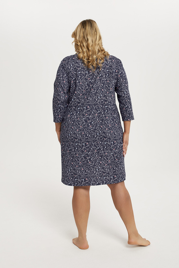 Camicia da notte Sajna con maniche a 3/4 Moda italiana - stampa