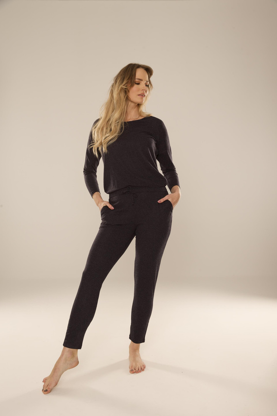 305 Paula Tuta pigiama donna - blu navy