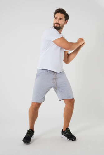 Pantaloncini da uomo Leader Moda italiana-melange