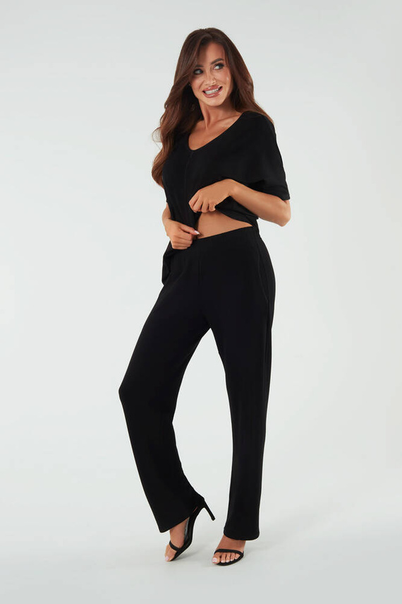 Soler Pantaloni lunghi donna Moda italiana - nero