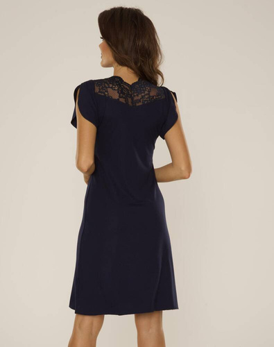 754 Camicia da notte Lilian De Lafense - blu navy