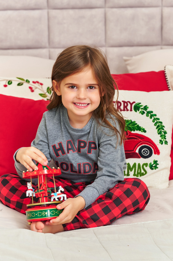 7345 Pigiama per bambini Grigio scuro Doctor Nap - 100% cotone