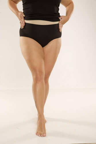 018 Sara Slip a vita alta De lafense - nero