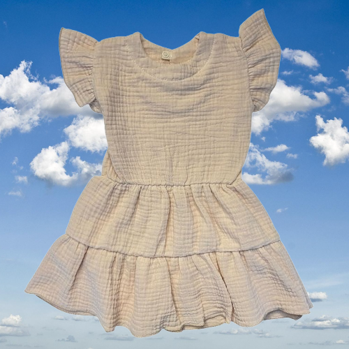 Vestito in mussola Mamatti SE50515 bambina – abito estivo leggero cotone