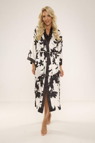 734 Brianna Accappatoio da donna De Lafense - nero