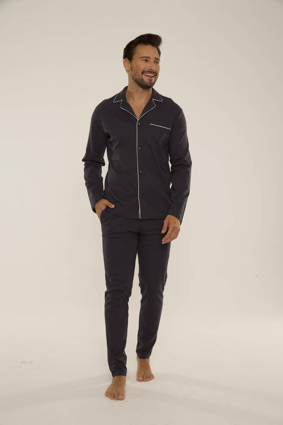 729 Norberto Pigiama da uomo De Lafense - grafite