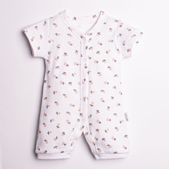 Nicol 220152 tutina bimba cotone traspirante a fiori
