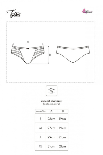 Tassia LC 6053 Mutandine donna LivCo Corsetti Moda bianco