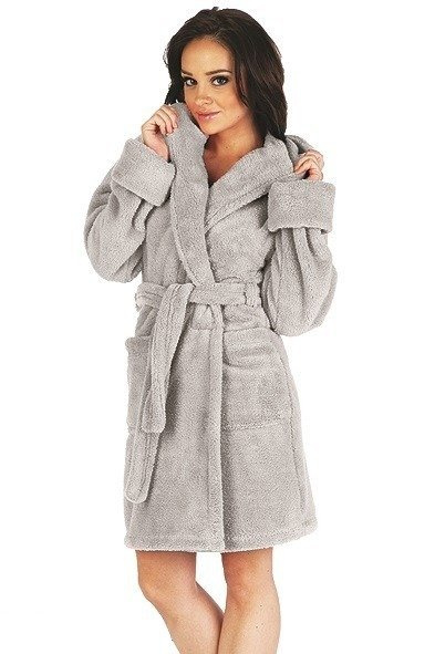 806 Luna Accappatoio De Lafense - grigio