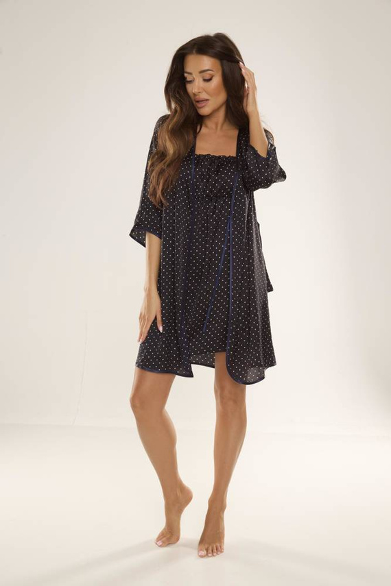 369 Camicia da notte Laurine - blu scuro